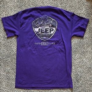 Medium purple Jeep t shirt